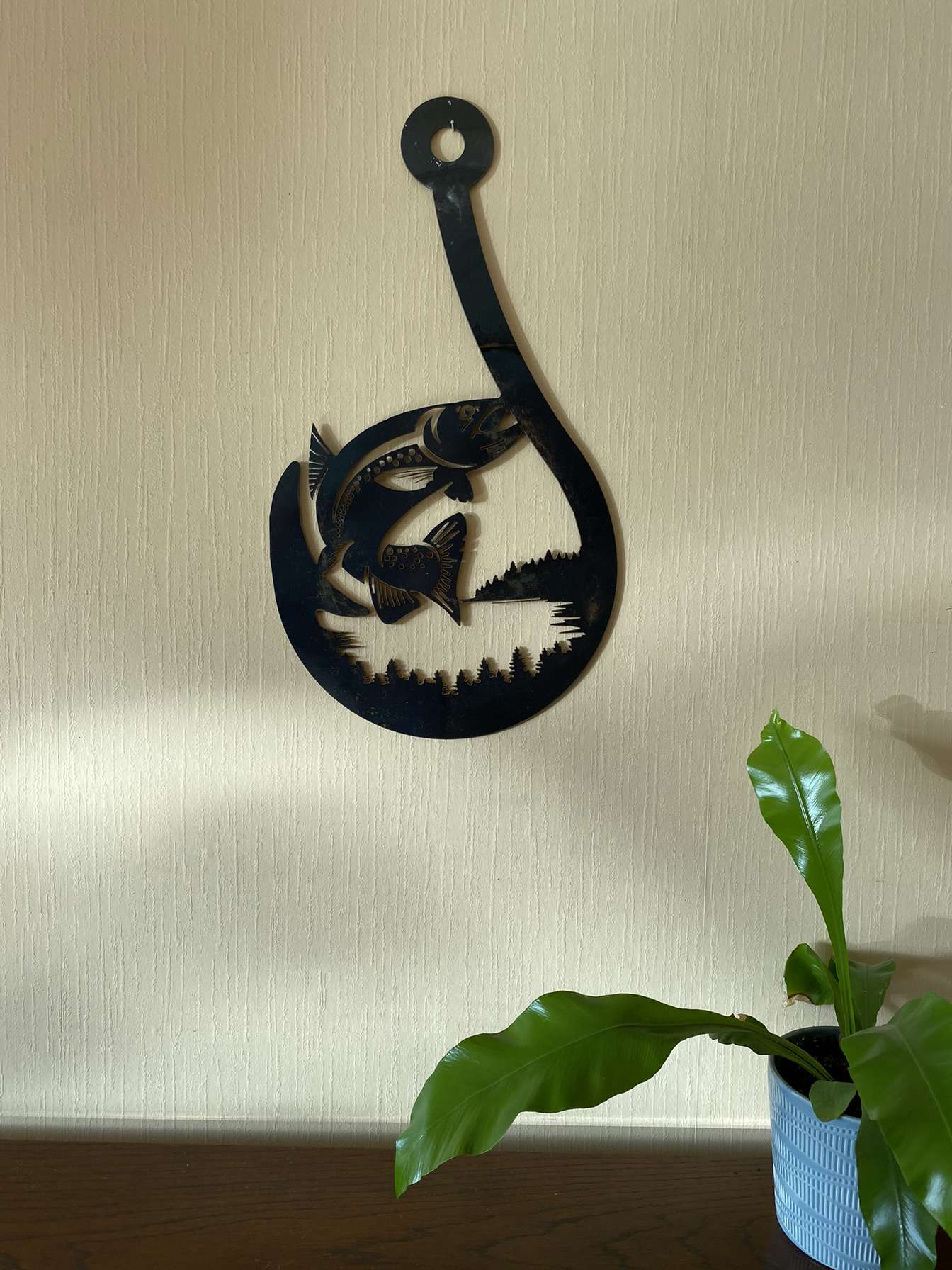 Trout wall hanging